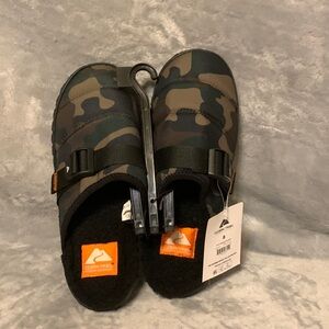 Ozark Boys Trail Camp Camo Scuff Slip On Slippers